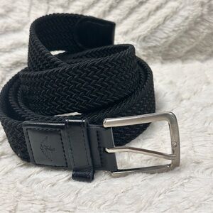 Dockers Black Braided Stretch Belt, UNISEX, Like New!, 3X (50-52)